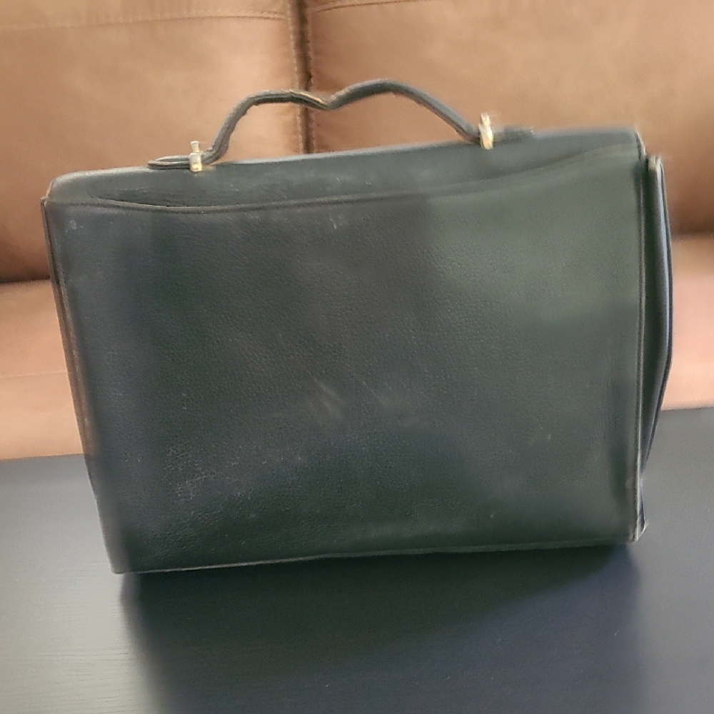 Burberry Black Leather Men's Briefcase - Picture 3 of 13